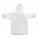 Spasilk - 100% Cotton Hooded Terry Bathrobe with Booties Baby One Size Gifts, White Lion Image 2