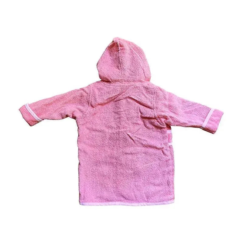 Spasilk - Hooded Terry Bathrobe Flamingo with Booties Image 3