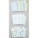 Spasilk Washcloth Set 10-Pack, Blue Dots Image 1