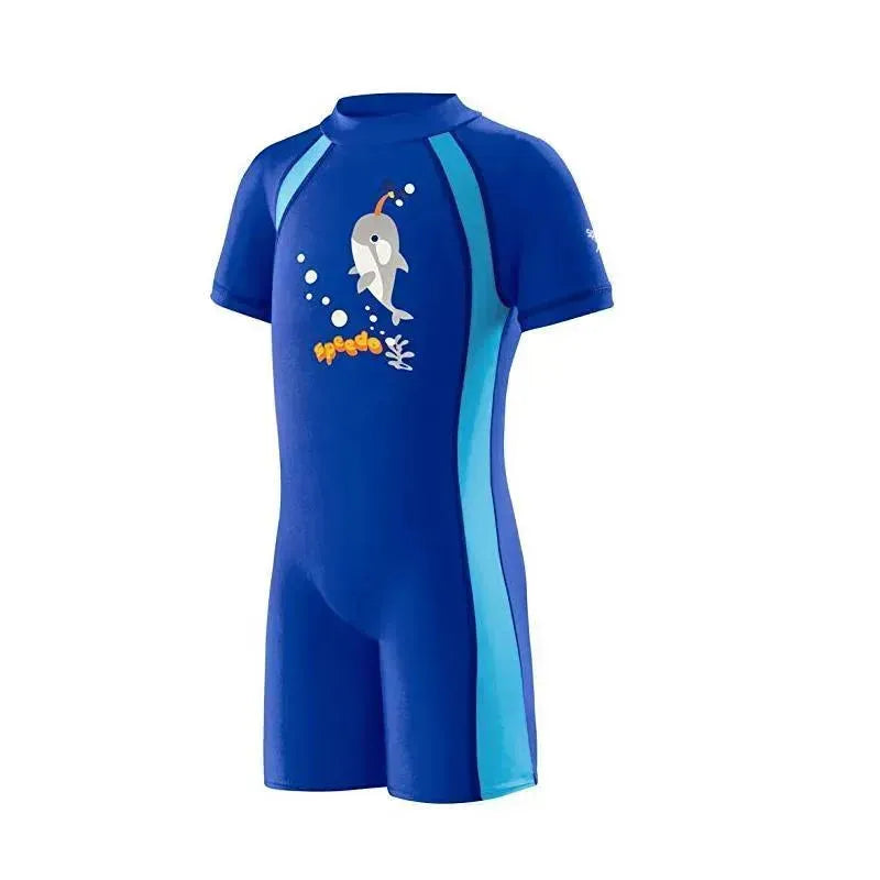 Speedo Begin To Swim Unisex Sun Suit, New Blush 12M Image 1