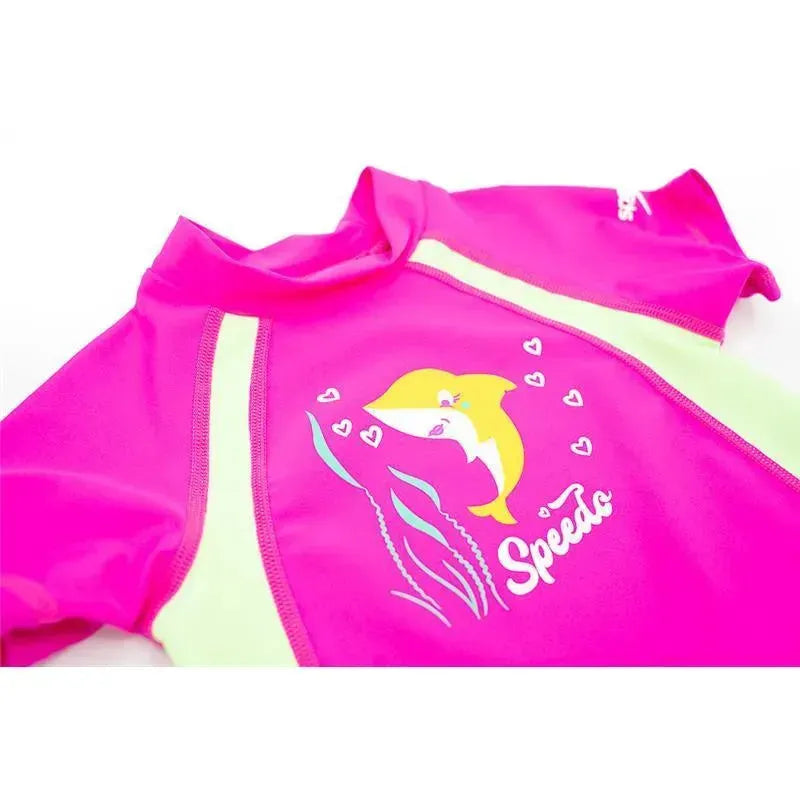 Speedo Kids One Piece Swimsuit 50+ Spf Protection, Deep Sapphire Image 4