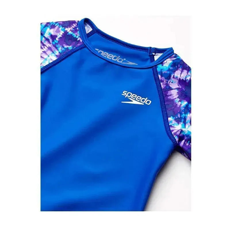 Speedo Printed L/S 2Pc Set, Deep Sapphire.