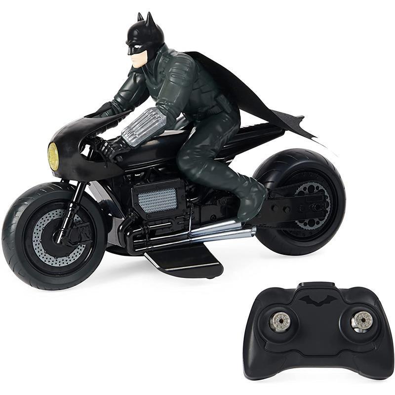 Spin Master Batman Batcycle Movie RC with Batman Rider Image 1