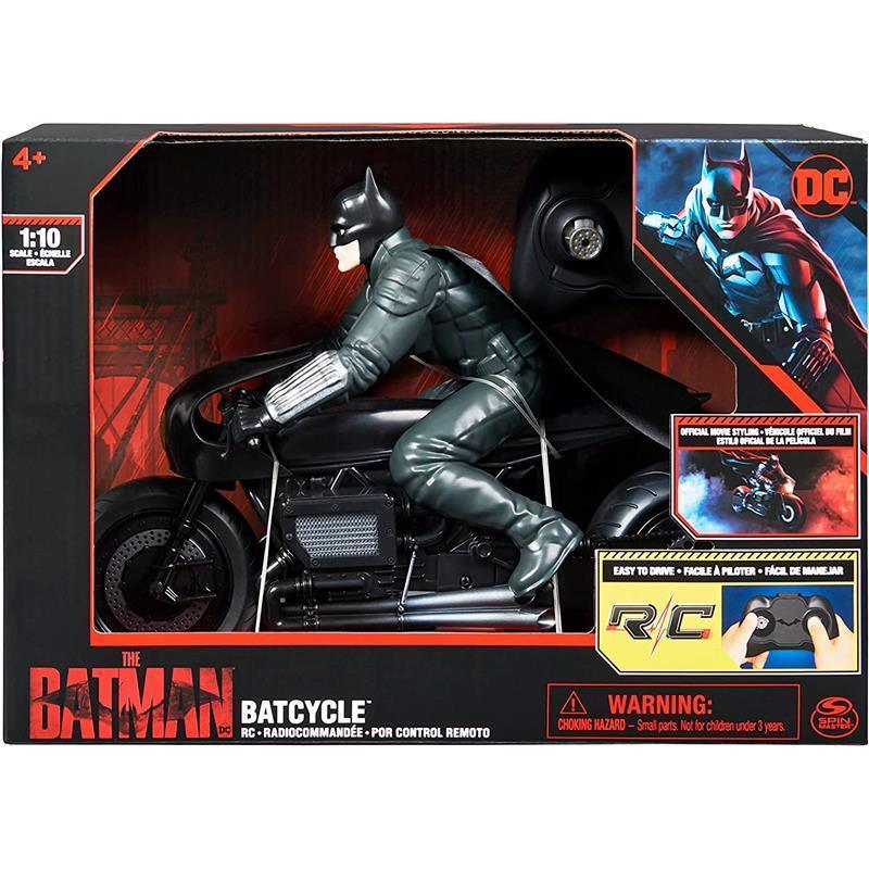 Spin Master Batman Batcycle Movie RC with Batman Rider Image 5