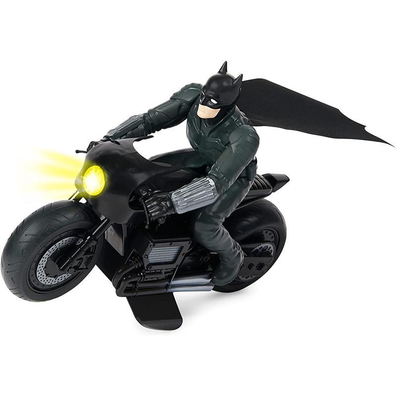 Spin Master Batman Batcycle Movie RC with Batman Rider Image 3