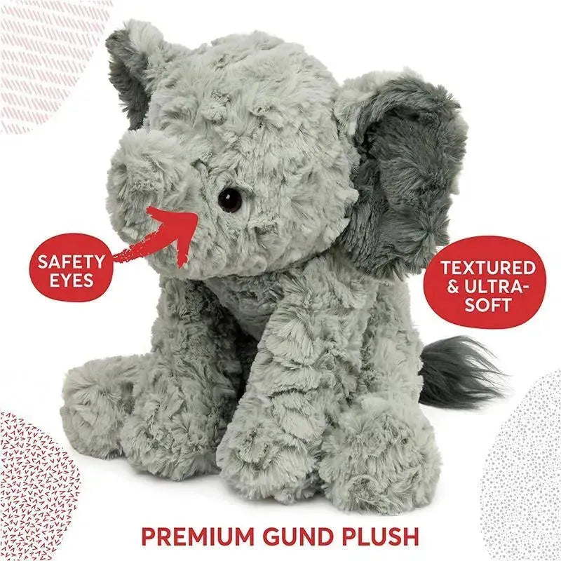 Spin Master - Cozys Collection Bunny Plush Soft Stuffed Animal, Elephant Image 4