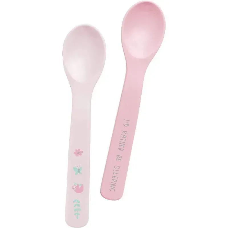 Stephen Joseph 100% Silicone Baby Spoons, Bunny Image 1