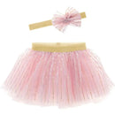 Stephen Joseph - Baby Girl Tutu & Head Band Set, Rose Pink Image 1