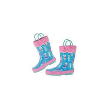 Stephen Joseph Rain Boots Cats & Dogs, Pink/Blue Image 1