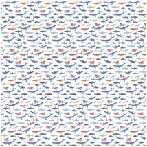 Stephen Joseph - Muslin Blankets, Shark  Image 2