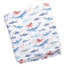 Stephen Joseph - Muslin Blankets, Shark  Image 3