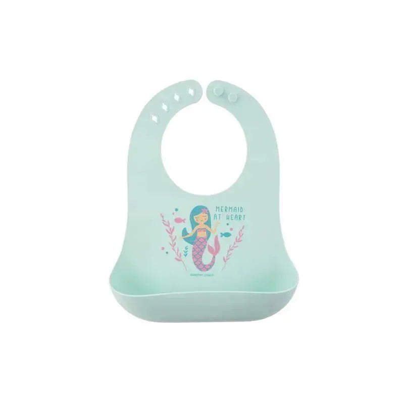 Stephen Joseph - Silicone Bib, Mermaid Image 1