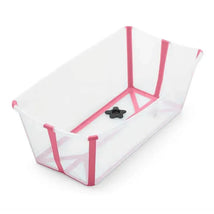 Stokke Flexi Bath, Transparent Pink Image 1