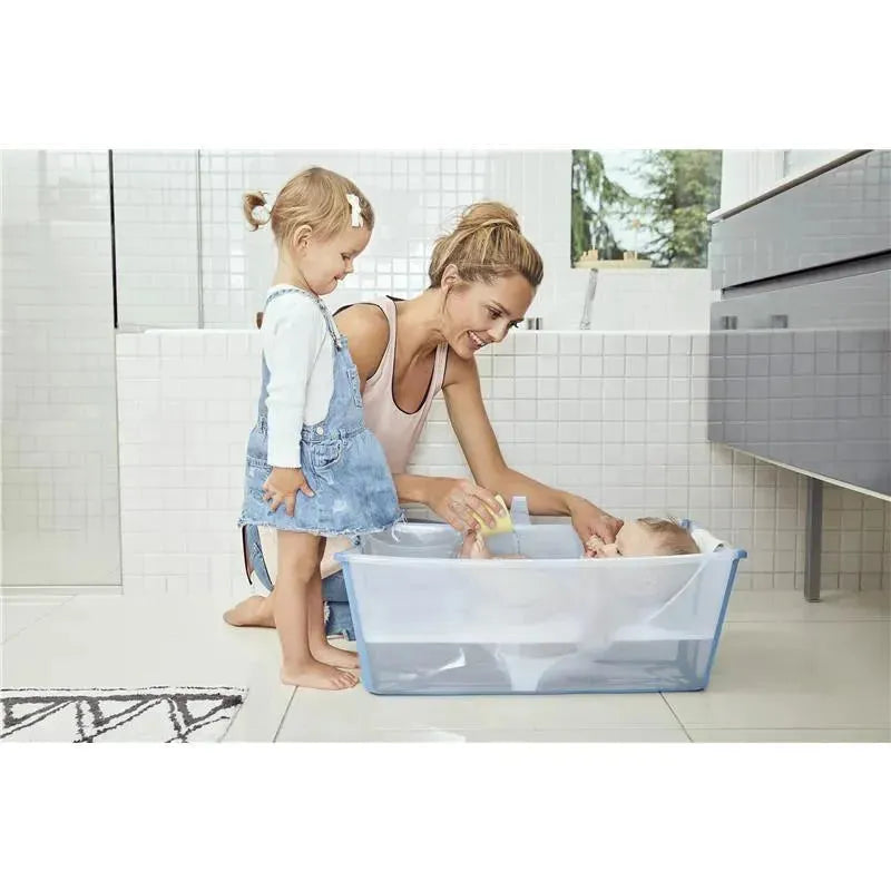 Stokke - Flexi Bath Tub X-Large Bundle, Ocean Blue Image 3