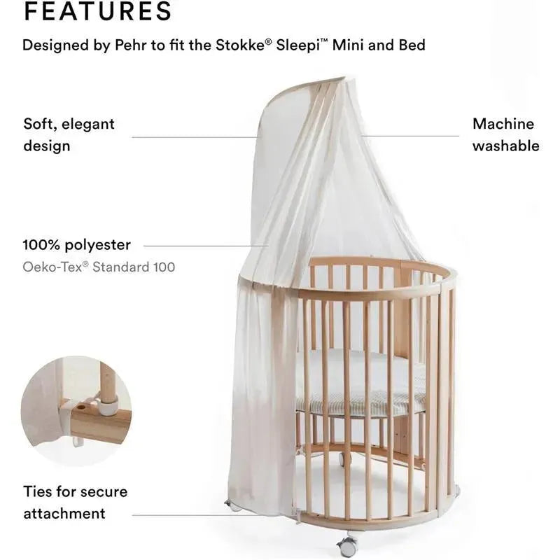 Stokke - Sleepi Canopy by Pehr, Grey Image 2