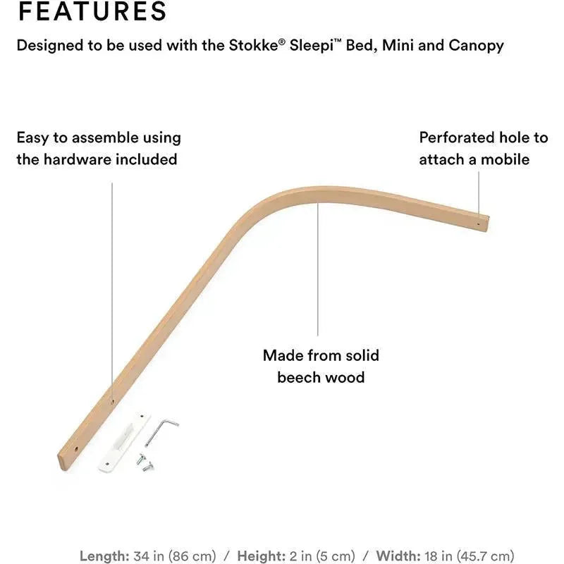 Stokke - Sleepi Drape Rod, Natural (2023) Image 2