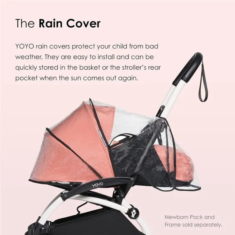 Stokke - Yoyo 0+ Newborn Pack Rain Cover, Black Image 4