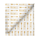 Sugar + Maple Personalized Stretchy Blanket | Arrow - MacroBaby
