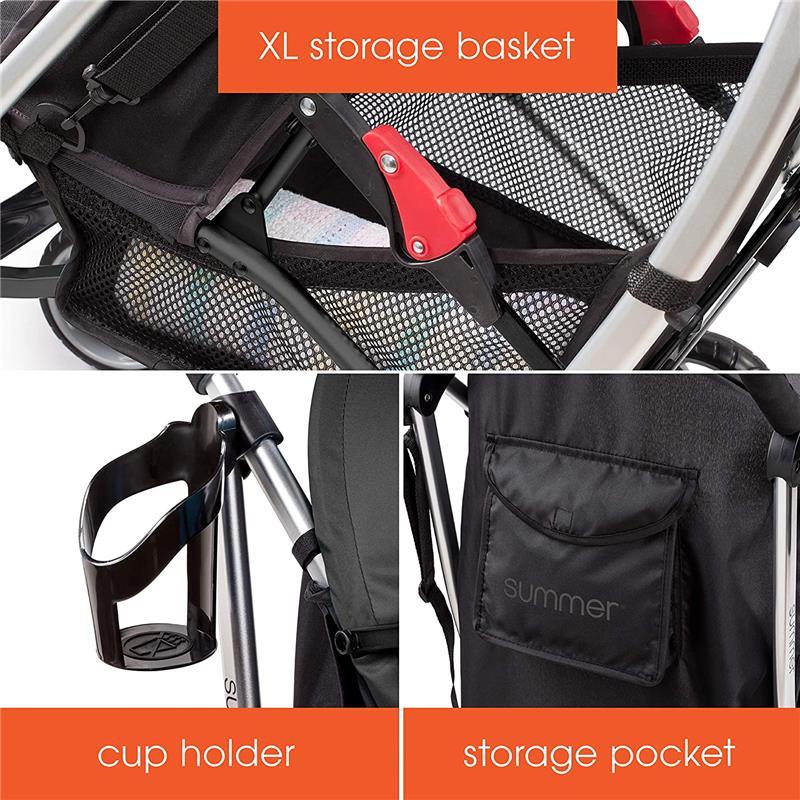 Summer Infant - 3Dlite Convenience Stroller, Grey Image 6