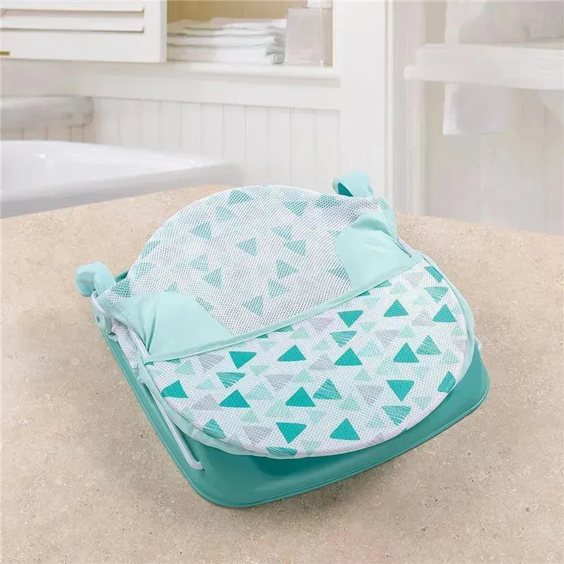 Summer Infant Deluxe Baby Bather - Green Triangle Image 5