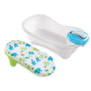 Summer Infant Newborn-to-Toddler Bath Tub Center & Showerin Blue Image 1