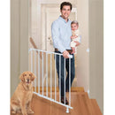 Summer Infant Simple-To-Secure Walk Thru Baby Gate, White Metal Image 3