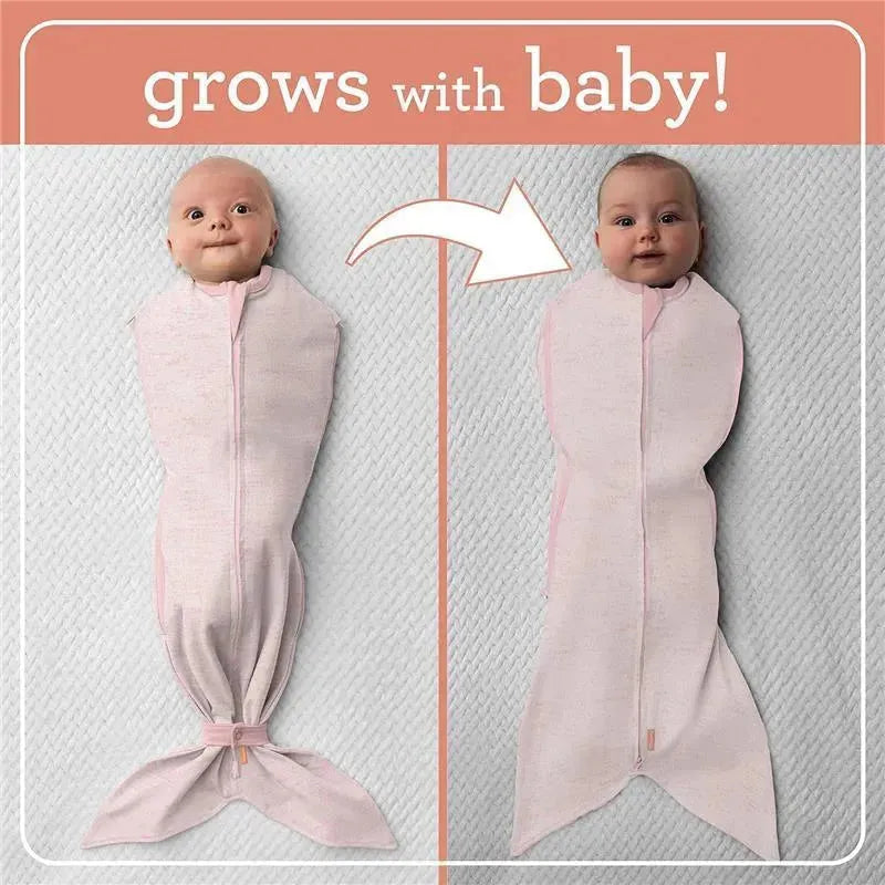 Summer Infant - SwaddleMe Room to Grow Pod, 0-6 Months, 1-Pack, Heathered Pink Image 7