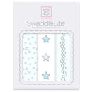 Swaddle Designs - 3Pk Bubble Dots, Stars, Champagne Marquisette Swaddles Image 1