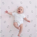 Swaddle Designs - Marquisette Swaddle Blanket Aimee, Pink Hearts Image 6