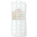 Swaddle Designs - Pastel Blue Mod Circles Marquisette Swaddle Blanket Image 1