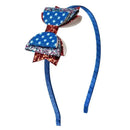 Sweet Wink - 4Th Of July Kids Flag Bow Headband Image 1