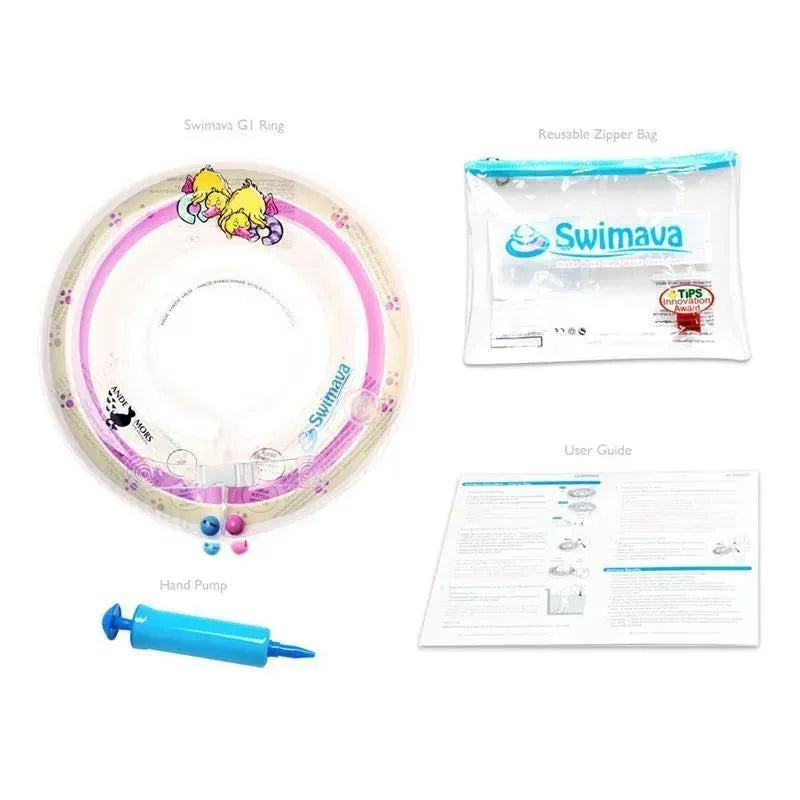 Swimava G1 Starter Baby Neck Float Yellow Duckie Image 4