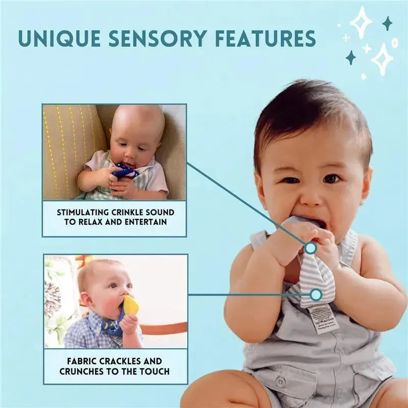 Tasty Tie - Teething Bib Tie, USA Flag Image 3