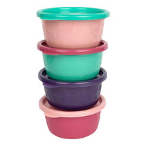 The First Years - GreenGrown Reusable Toddler Snack Bowls with Lids - Pink - 4pk/8oz Image 1