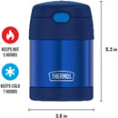 Thermos - 10 Oz. Stainless Steel Funtainer® Food Jar, Navy Image 8
