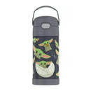 Thermos - Stainless Steel Insulated 12 Oz Straw Bottle, Mandalorian Image 1