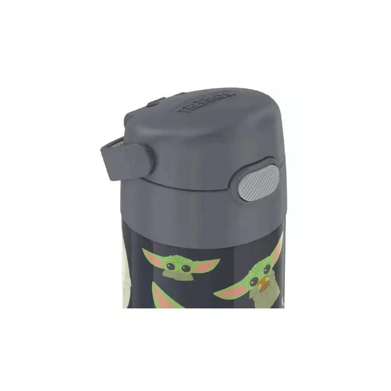 Thermos - Stainless Steel Insulated 12 Oz Straw Bottle, Mandalorian Image 2