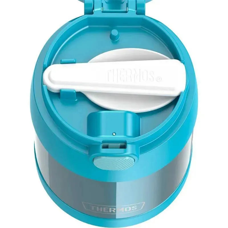 Thermos - Vac Insulated 10Oz Food Jar With Spoon - Teal Image 3