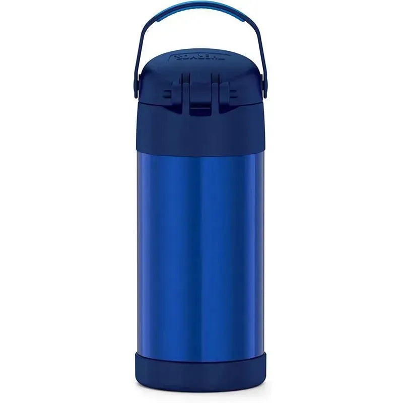 Thermos - Vac Insulated 12Oz Straw Bottle - Navy Image 7