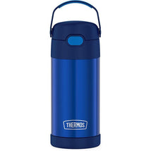 Thermos - Vac Insulated 12Oz Straw Bottle - Navy Image 1