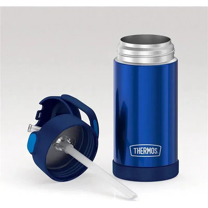 Thermos - Vac Insulated 12Oz Straw Bottle - Navy Image 4