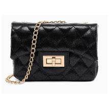 Tiny Treats - Metallic Classic Mini Purse, Black Image 1