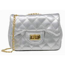 Tiny Treats - Metallic Classic Mini Purse, Silver Image 1