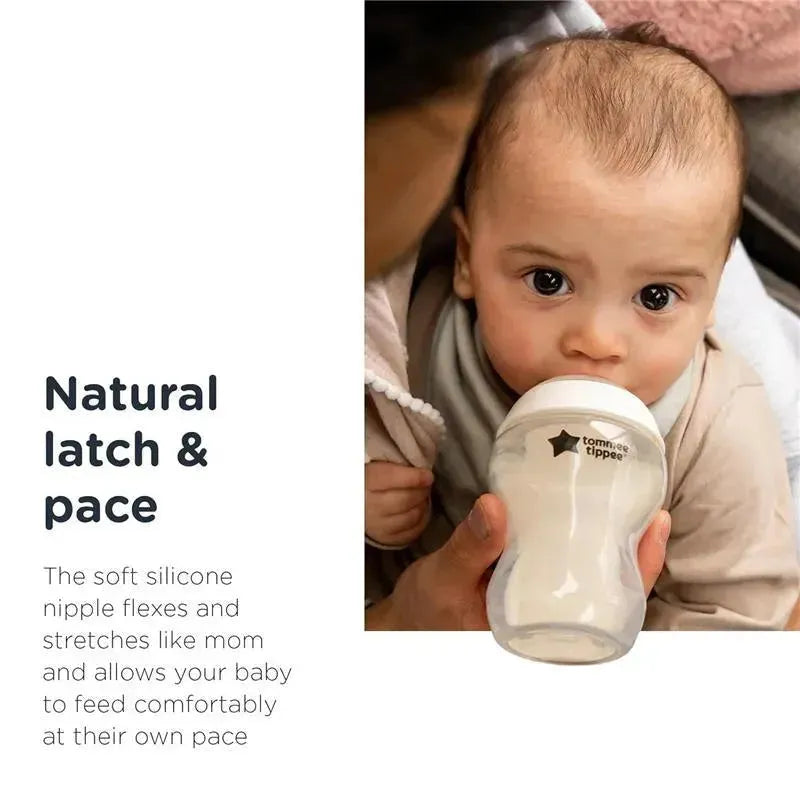 Tommee Tippee - 2Pk Closer To Nature 9Oz, Deco Bottle Boy Image 4