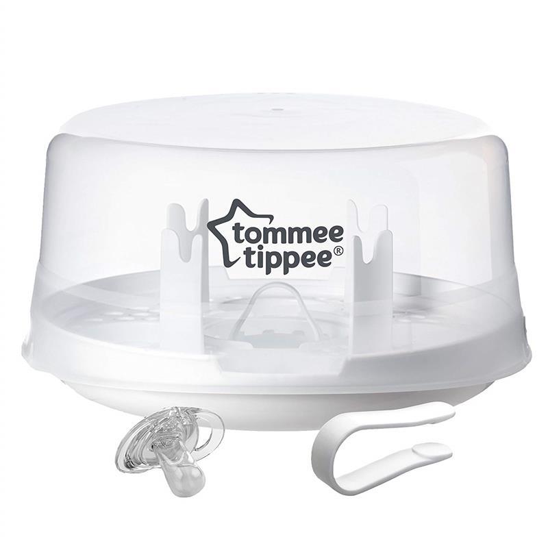 Tommee Tippee Closer To Nature Microwave Baby Bottle Steam Sterilizer - White Image 1