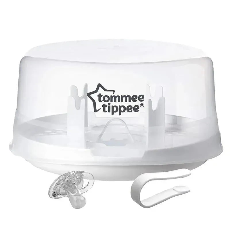 Tommee Tippee Closer To Nature Microwave Baby Bottle Steam Sterilizer - White Image 1