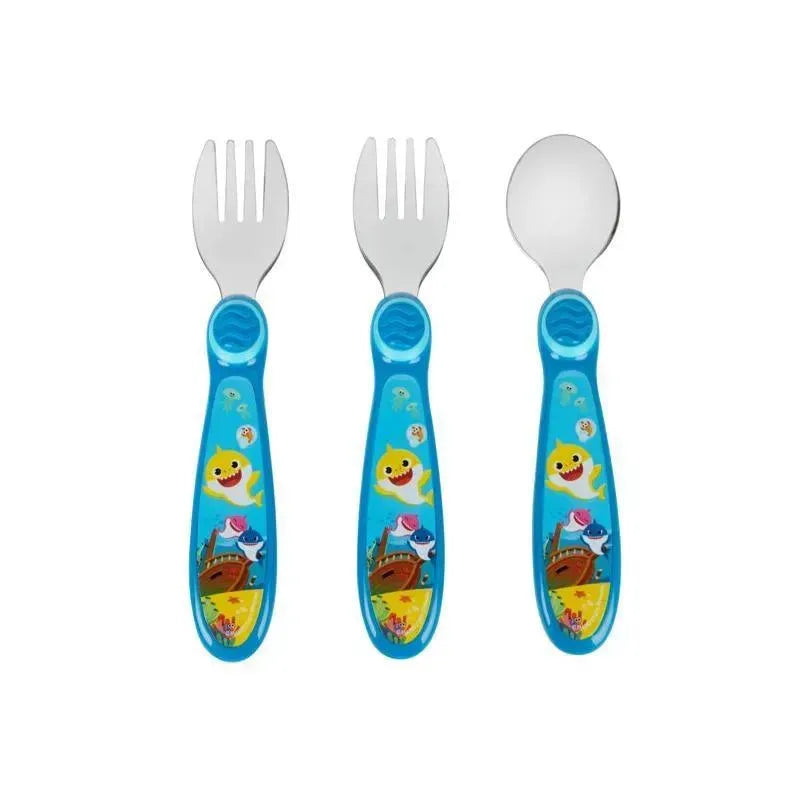 Tomy - 3Pk Baby Shark Flatware Image 1