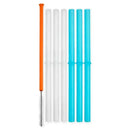 Tomy Boon Snug Silicone Straws with Brush - 6Pk Image 1