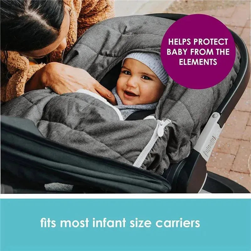 Tomy - Infant Car Seat Cover, Heather Grey Image 7