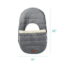 Tomy - Infant Car Seat Cover, Heather Grey Image 3